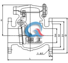 美標(biāo)磅級(jí)止回閥 (尺寸圖)