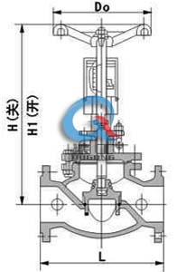 KPF手動(dòng)流量平衡閥 (結(jié)構(gòu)圖)