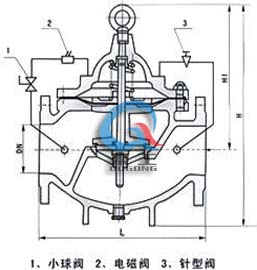 600X電動(dòng)控制閥結(jié)構(gòu)圖