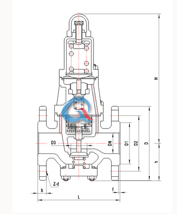 低溫減壓閥結(jié)構(gòu)圖